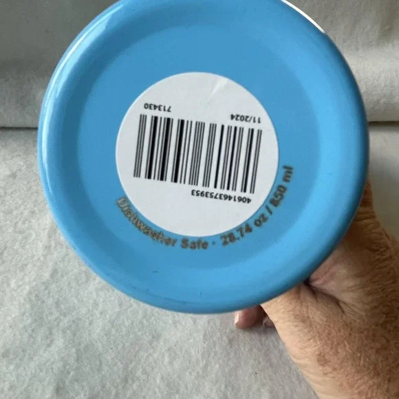 ALDI Gear Stainless Steel Tumbler 28 oz. Christmas Holiday 2024 Handle Straw Lid - Picture 5 of 6